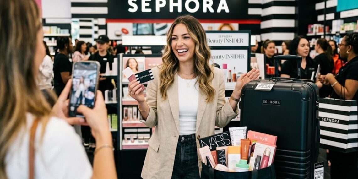 Sephora regala un año de productos de belleza y una maleta de viaje