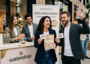 Sorteo Waterdrop 100 premios con cápsulas para un año y tarjetas de 100 euros