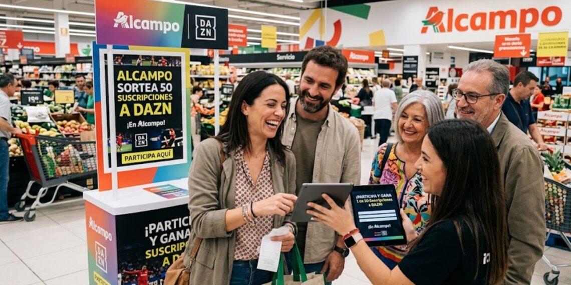 Alcampo sortea 50 suscripciones a DAZN