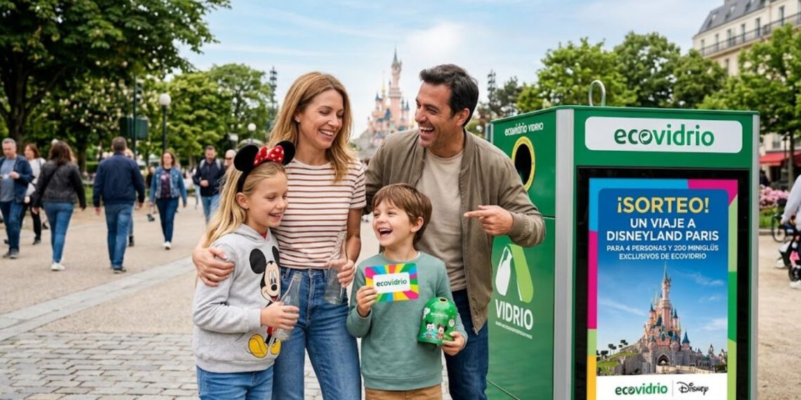 Ecovidrio sortea un viaje a Disneyland Paris para 4 personas y 200 miniglús exclusivos