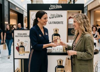 Jean Paul Gaultier regala muestras gratis de La Favorite