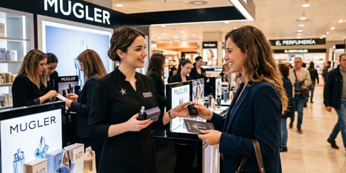 Mugler regala una muestra de perfume en El Corte Inglés