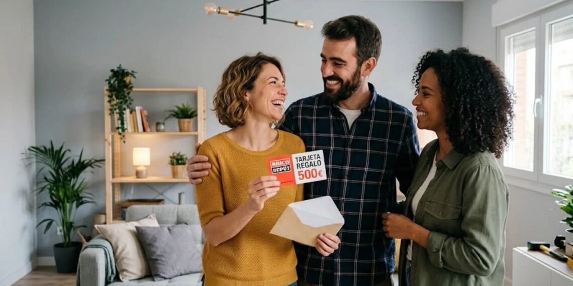 Brico Depôt sortea una tarjeta regalo de 500 euros