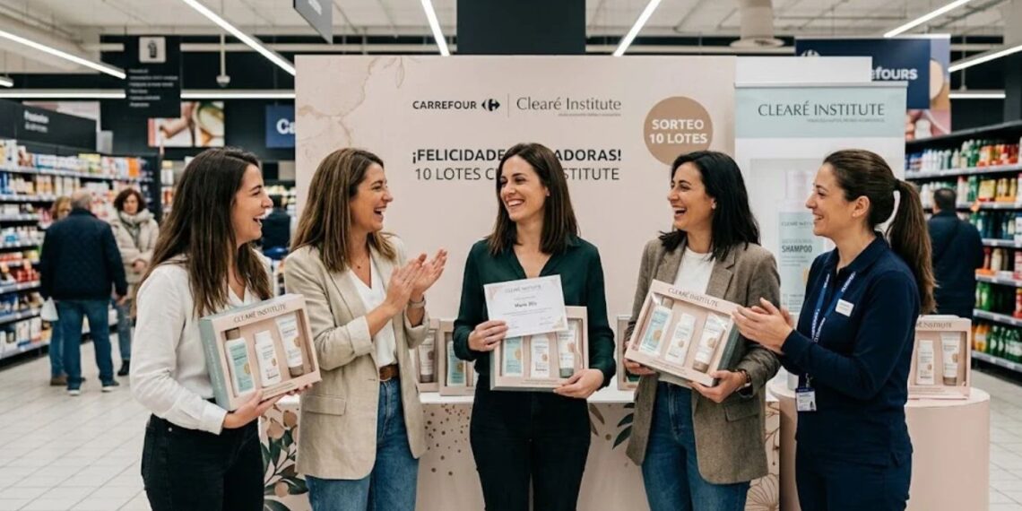 Carrefour sortea 10 lotes de Clearé Institute